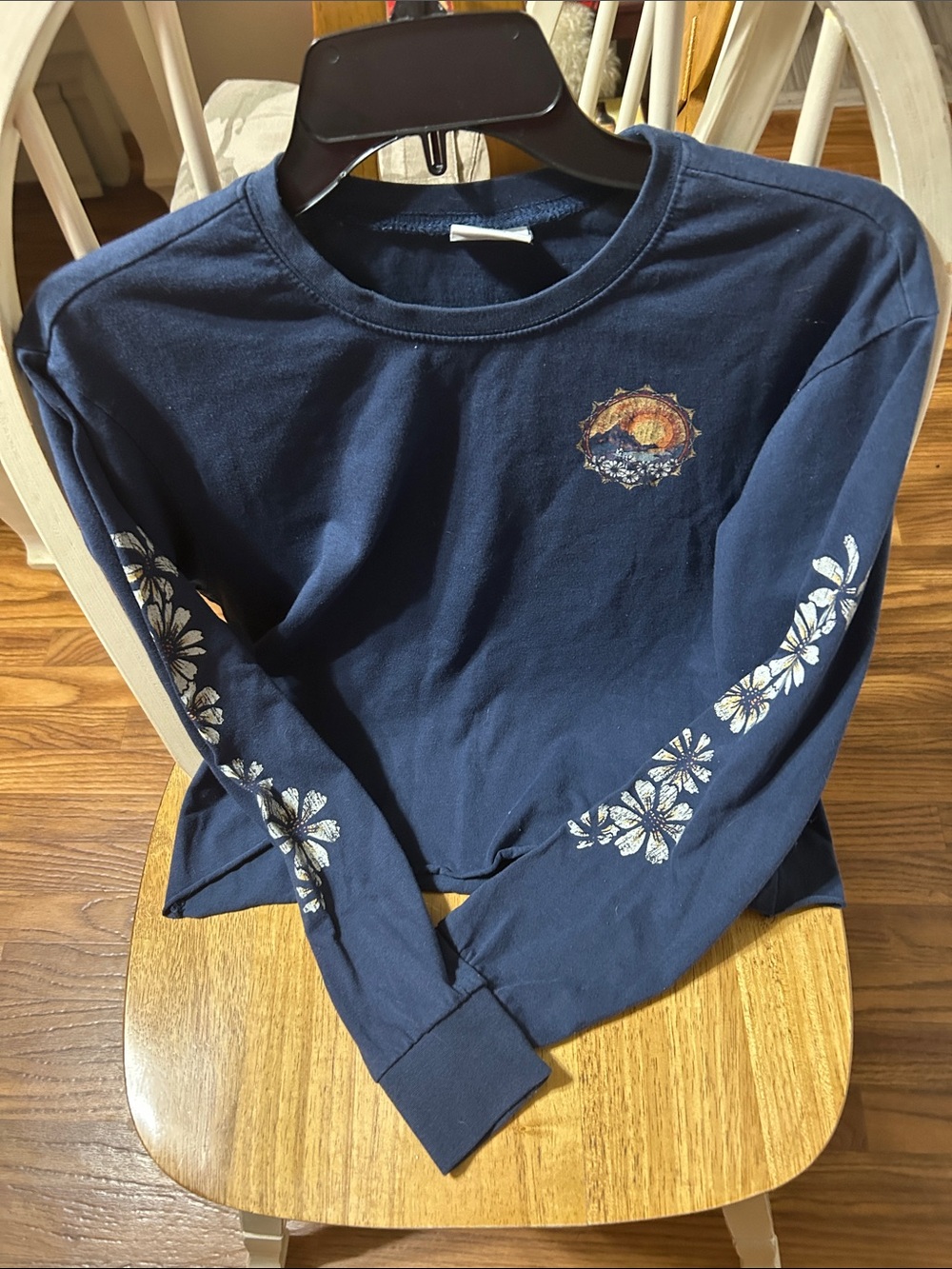 Others Follow Navy Tee with Small Sunset Crest